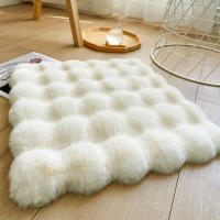 Cojín De Silla De Peluche De Conejo Para Oficina Y Estudio Cojín Para Silla De Computadora Y Comedor Grueso Y Confortable - details 3
