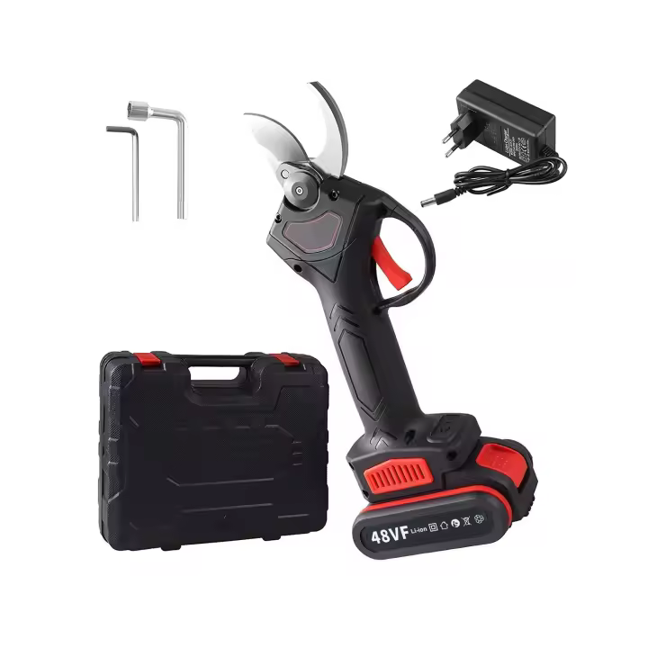 Mediawave tienda profesional eléctrica tijeras corte 30mm poda para plantas 48V-2Ah - 1