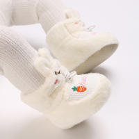 Botas De Nieve Para Bebés Recién Nacidos De Algodón Antideslizantes Y Cálidas Zapatos Para Caminar Infantiles Con Peluche - details 97