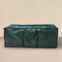 Bolsa De Almacenamiento Para Árbol De Navidad Grande Impermeable Con Manijas Caja Para Decoraciones Y Coronas De Navidad Organizador Para El Hogar Tamaño 5 6 7 Pies - details 4