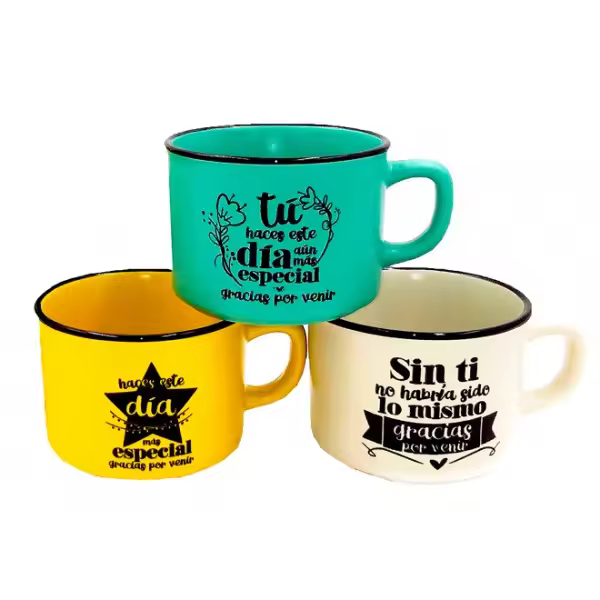 Disok: Lote 10 a 48 Tazas Frases Gracias por Venir - Regalos Originales para Bodas y Comuniones Detalles Invitados - 1