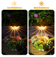 2pcs Luces Solares Para Piso Exterior Impermeables LED Para Patio Escaleras Jardín Camino Fences Blanco Cálido/Cambia De Color - details 5