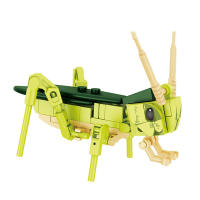 Bloques De Construcción Tema Jardín De Vegetales Y Animales Lindos Dragonfly Spider Mantis Centipede Grasshopper Honeybee Para Niños Mayor De 6 Años Material ABS Sin Batería - details 13