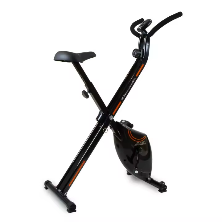 Tecnovita Bicicleta Estática Plegable con Freno Magnético y Monitorización de Velocidad - 1