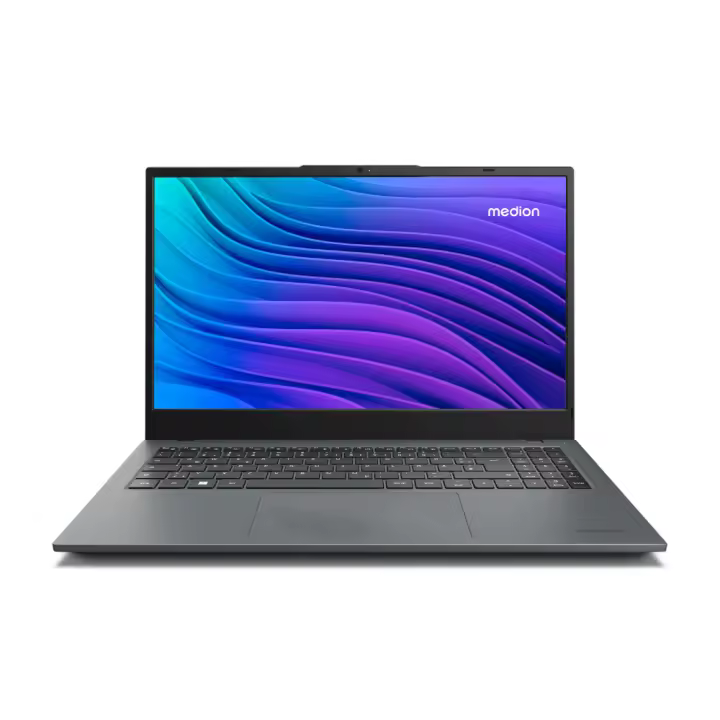 MEDION AKOYA E15433 - 15.6" FHD. Intel Core i5 1235U. Intel Iris Xe Graphics. 16GB RAM DDR5. 512GB SSD. Windows 11 Home. Wi-Fi. Gris.  Teclado QWERTY. MD62671. Incluye Programa de Fiabilidad. - 1