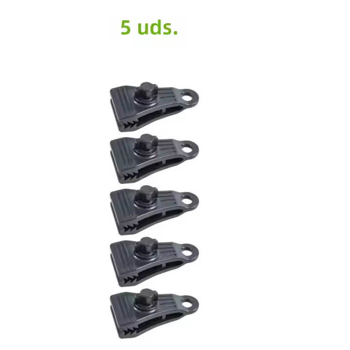  Clips De Tarp Para Cubierta De Piscina Y Tienda De Campaña Gruesos Y Con Agarre Fuerte Para Awnings Canopias Y Camping Al Aire Libre - 1