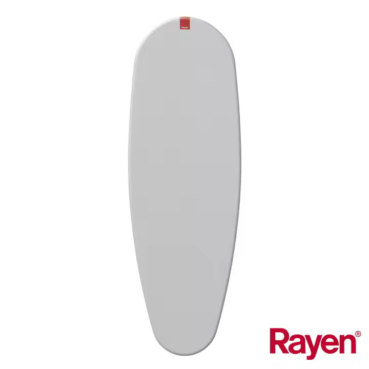 Rayen  Funda Tabla de Planchar Universal  Funda de Planchar Ajuste EasyClip  2 capas: Espuma y tejido 100% Algodón  Calidad Aluminio  Gama Basic  Medida: 130 x 47 cm  Gris - 1