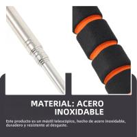 Bastón Telescópico De Acero Inoxidable Para Bandera 1.6/2/2.5/3M Manija Flexible Y Fuerte Para Guía Turística Y Enseñanza - details 16