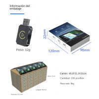 Adaptador inalámbrico 2 en 1 Para Carplay y Android Auto, SMT-AC01 USB-C/A, adaptador de conversión para coches compatible con Carplay original, iOS 10 +/Android 11 +, Baja latencia, carga, plug and Play, compatible con Spotify/Google Map - details 2