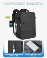 Mochila versátil y moderna para transportar tu portátil en el día a día, en viajes de negocios o en la oficina, con múltiples compartimentos para un amplio almacenamiento, Mochila viaje cabina avion 40x20x25-Cecodadi - details 6
