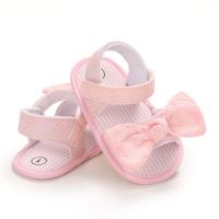 Zapatillas De Lona Para Bebés Niñas Verano Antideslizantes Suaves Para Recién Nacidos Y Niñas De 0 a 18 Meses Sandalias De Jardín - details 5