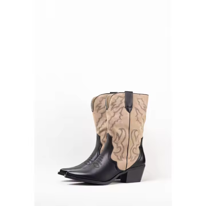 Paloma Wang Botas cowboy mujer bicolor - 1
