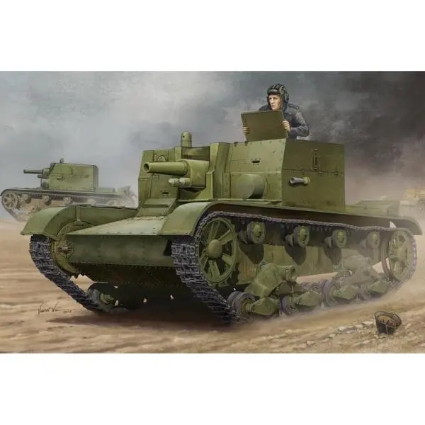 Hobby Boss 82499 Soviética AT-1 pistola de SELF-PROPULDA 1/35 Kit - 1