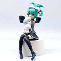 Figura De Colección Anime Hatsune Miku X Cinnamoroll 17CM Decoración Kawaii Regalo Para Niños Modelo De Acción Unisex - details 5