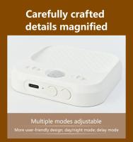 Luz Nocturna Ajustable De 3 Colores Con Sensor De Movimiento Pequeña Y Recargable Magnética Para Armario Baño Closet - details 8