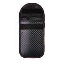 Bolsa De Bloqueo De Señal RFID Para Llaveros De Coche Y Tarjetas De Crédito Organizador De Privacidad Protección De Datos Material De Fibra De Carbono - details 0