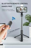 Palo Selfie Portátil De 41 Pulgadas Con Trípode Para Teléfono Móvil Y Control Remoto Inalámbrico 360 Grados Rotación Compatible Con iPhone Samsung Xiaomi - details 1