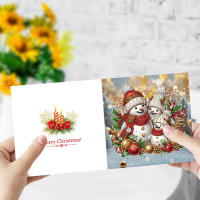 Tarjetas De Cumpleaños Hechas a Mano Con Diamantes 5D Rhinestone Arte De Artesanía Para Festival Y Navidad Pack De 12-4 Pcs - details 10