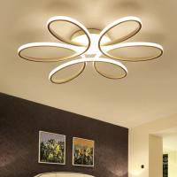 Lámpara De Techo LED Moderna En Forma De Flor Tres Colores Super Brillante Para Pasillo Y Escalera Luz De Pared Montaje Plano 12W Aluminio Para Sala De Estar Dormitorio Vestíbulo Estudio - details 0
