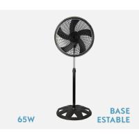 FABRILAMP Ventilador De Pie Agudo Negro 3 Vel.65w 5 Aspas Oscilante Y Rotatorio también oscilante Regx50x50cm MOTOR AC, altura regulables,Base estables CALIDAD TOP - details 0