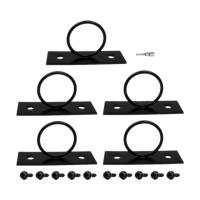 5 Piezas Soportes Para Cordones Decorativos De Acero Inoxidable 304 2" Fácil Instalación Para Escaleras Paredes Y Jardines - details 1