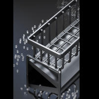 Estante De Acero Para Cocina Con Forma De Cabeza De Dragón Rack De Almacenamiento Para Enjuagues Y Paños De Limpieza En El Fregadero - details 8
