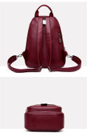 Mochila Multifuncional De Cuero Para Mujer Diseñadora Antirrobo Gran Capacidad Estilo De Viaje Moda Para Adolescentes - details 8