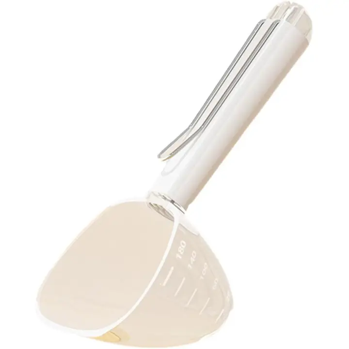 Hoja de control precise de porciones para perros y Gatos. Práctica Cuchara medidora precise para pensión alimenticia Seco. Arroz Blanco. - 1