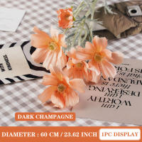 1PC Flor De Seda Artificial Camomila Daisy Para Decoración De Hogar Fiesta Boda Habitación Uflower Estilo Rama De Flores - details 7