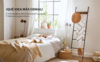 VASAGLE Estantería de Escalera Inclinada, toallero de 5 Niveles, 44 x 160 cm, Ahorro de Espacio, Marco de Acero, 4 Ganchos, para Mantas, Toallas, Estilo Industrial, marrón rústico y Negro - details 1
