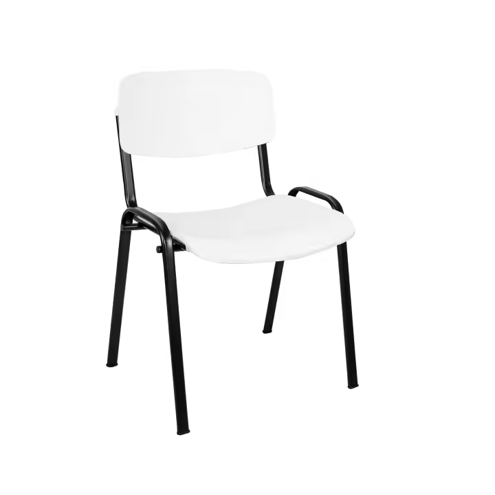 SILLA CONFIDENTE MOD. MILK, SILLA APILABLE IDEAL PARA AULAS, ACADEMIAS, COLEGIOS, AUTOESCUELAS... - 1