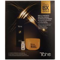 Tahe Pack Cabellos secos: Champú + Mascarilla + Tratamiento Magic BX Gold | Pro­lon­ga­dor del efec­to Magic BX Gold. - details 5