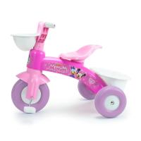 INJUSA - Triciclo Infantil Trico Max | Triciclos a Pedales para Niños de 12 a 36 Meses | Bandas de Goma en Ruedas | Cesta Trasera y Delantera Portaobjetos | Multicolor | Versión Genérica, Mickey y Minnie Mouse | Licencia Disney - details 1