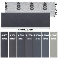 Kit De Papel De Hierro Para Bricolaje 70 Piezas Mini Mano Sándwich Herramientas De Pulido De Madera 400-3000 Grit - details 2