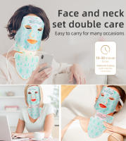 Máscara De Luz Roja LED Infrarroja Para Cara Y Cuello Con 7 Colores Terapia Anti Envejecimiento Control De Aceite Piel Tensa Blanqueadora Combating Arrugas Y Acné - details 5