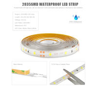 Tira De Luces LED Regulables Impermeables Con Control Por Toque Para Iluminación De Armarios Cocina Y Dormitorio 12V SMD 2835 - details 4