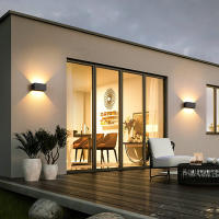 Lámpara De Pared LED Impermeable Moderna Y Minimalista Para Exterior Hotel Corredor Y Escalera Luz De Noche Para Dormitorio Y Sala De Estar Material De Aluminio - details 6