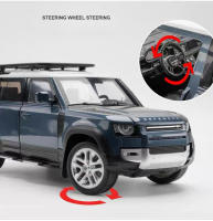 Land Rover Defender 1:18 SUV De Aleación Vehículo Off-Road a Escala Con Sonido Y Luz Regalo De Cumpleaños Para Niños Modelo De Coche Metálico Para Jóvenes Y Adultos - details 6