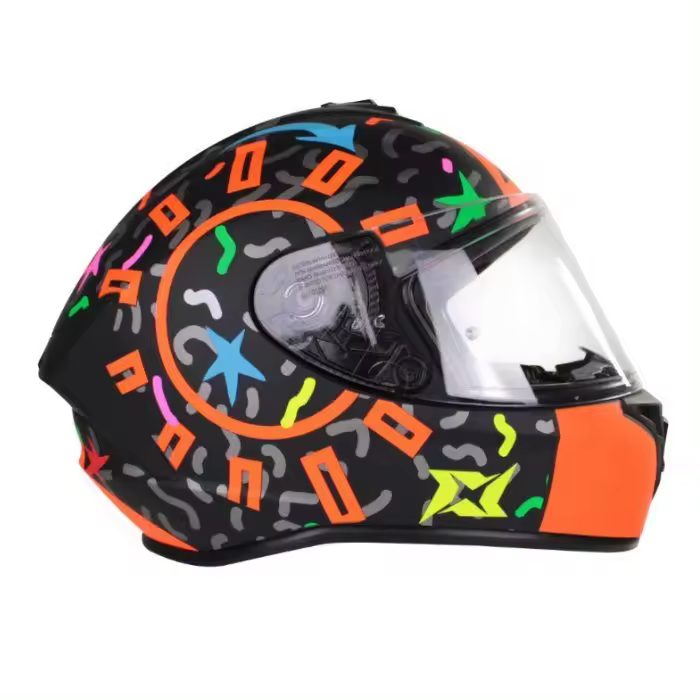 Casco Moto Casco Axxis Draken Crazy   Ce U - 1