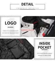 Chaqueta De Motocicleta Impermeable Para Hombres Con Protección EVA Ropa De Carreras Moto Arracimienta Pantalones Usables Para Moto - details 28