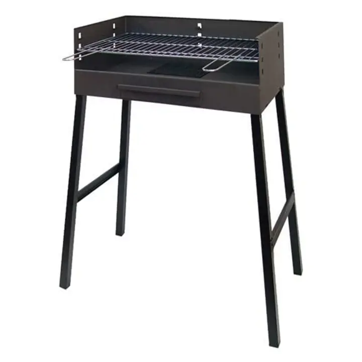 Barbacoa con parrilla zincada 69x40x92cm imex el zorro - 1