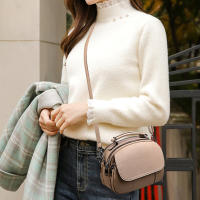 Bolso De Hombro Para Mujer Lujo Con Doble Cremallera Cuero PU Suave Bolso Cruzado Con Teléfono Monedero Clutch De Moda Estilo Mariposa - details 1