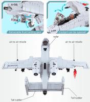Bloques De Construcción De Avión A10 Warthog WW2 961PCS Kit De Modelos De Aviación Para Jóvenes Y Adultos Juguetes Educativos - details 5
