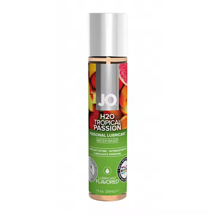 JO H2O - Aroma y Sabor Fruta Tropical - Lubricante sexual Base Agua 1 floz / 30 mL - 1