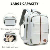 Mochila de viaje multifuncional, mochila escolar con compartimento para laptop aprobada por la aerolínea, mochila deportiva para actividades al aire libre con compartimento para zapatos - details 0
