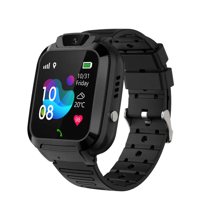 Reloj intelente para niños with Llamada SOS LBS Tracker Cámara impermeable Chat de Voz Teléfono Despertador Reloj inteligente 2G - 1