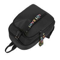 Mochila De Tela Oxford Moda Ligera Gran Capacidad Estilo Universitario Para Viajes Con Cierre De Cremallera Y Manija Suave - details 3