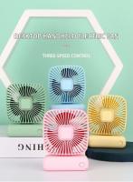 Ventilador pequeño de escritorio para el hogar y la Oficina, miniventilador portátil de tres velocidades con Usb, silencioso y Simple, ideal para el verano - details 0