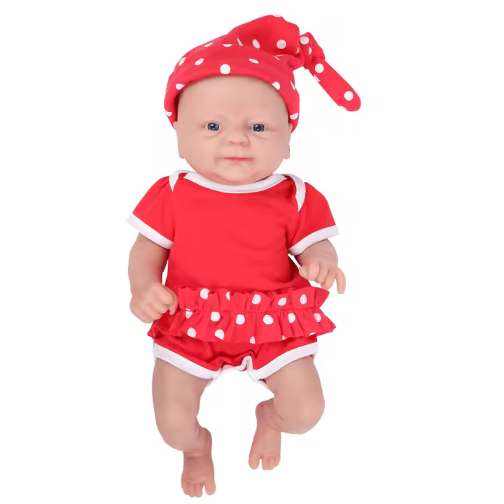 Muñeca Bebé Realista De Silicona IVITA WG1512 De 36cm Con 3 Colores De Ojos Vestido Para Niñas Edad Recomendada 14+ Años - 1