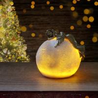 Lámpara Creativa De Resina Con Alas De Ángel Y Luna Decoración Pequeña Para Escritorio Hogar Adecuada Para Halloween Y Navidad - details 3
